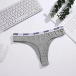 5Pcs/Set Women Thongs Cotton Panties Plus Zise Underwear Sexy G-String Low Waist Briefs Underpants Comfortable Lingerie S-XL