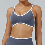 High Strength Sports Bra Seamless Yoga Top Women Fitness Gym Active Wear Back Cross Workout Push-up Fitness Running Underwear