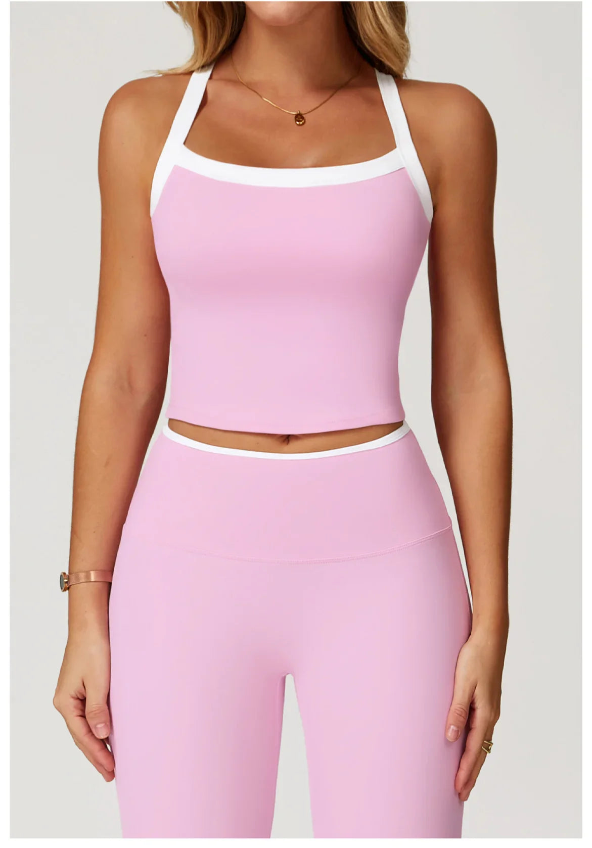 Women's Pilates Tank Top Push-Up Sports Bra Hollow Breathable Fitness Bras Gym Yoga Vest Running Tops High Strength Sportswear