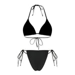 Sexy Hole Out Mesh Long Sleeve Dress 3 Piece Bikini Set 2026 Women Black Push Up Bra Thong Swimsuit Beach Bathing Suit Swimwear