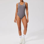 Seamless Yoga Jumpsuit Set Casual Back Base Tight One-piece Corset SlimBodysuit Yoga Suit Suspender Sports Fitness Suits Women