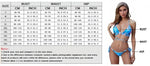 2024 Separate Swimsuit Tie Dye Print Bikini Bathing Suit Women Tankini Set Drawstring Two-Piece Suits Shorts Swimwear Female