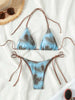 Tie Dye Bikins 2025 Mini Micro String Bikini Women Swimwear Female Swimsuit Two Pieces Bikini Set Halter Bathing Suit Swim Lady test
