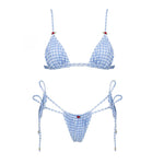 2026 2Pcs Sexy Women One Piece Swimsuit Female Push Up Swimwear BiquiniHigh Cut Monokini Solid Swim Suit Bathingsuit Beachwear