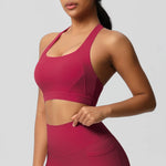 Women Fitness Yoga Bras Sexy Sling Beauty Back Fitness Push Up Sports Women Underwear Running Crop Top Yoga Clothes