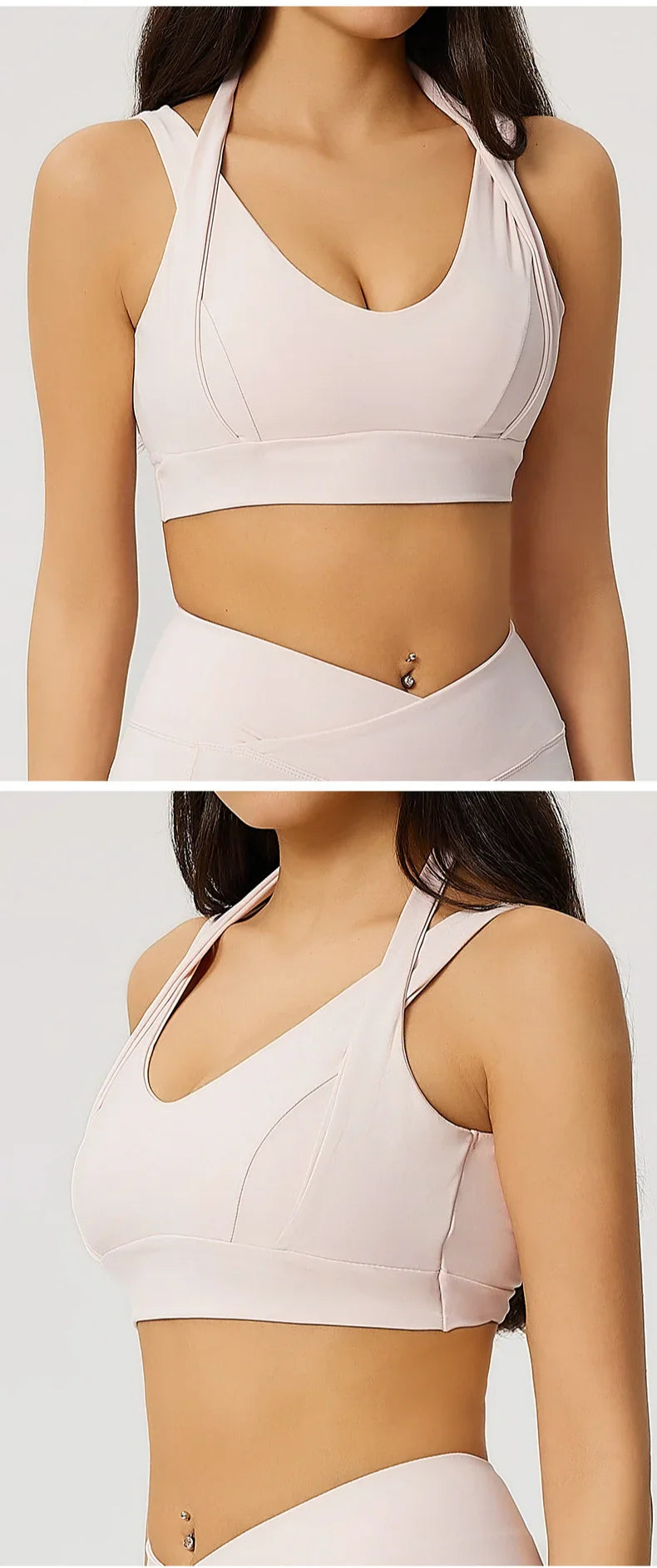 High Strength Gym Top Women Sports Bra Running Back Cross Yoga Bra Breathable Sports Underwear Women Fitness Workout Top Women
