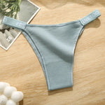 Sexy Women Cotton Brazilian panties Breathable Low Waist Female Underwear Soft Solid Color Intimates High Elastic Lingerie
