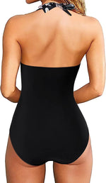 Women's Tight-fitting One-piece Bra Swimsuit Sexy Backless Cross-color Swimsuit Comfortable and Breathable Printing Underwear