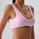 Women Sport Bras Splicing Fitness Tank Breathable Women Underwear Yoga Tops Bra Crop Top Gym Wear Women Push Up Workout Clothes