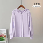 UV Protection Hooded Windbreaker Ice Silk Sun UPF 50+ UV Protection Jacket Big Brim Thin Ice Silk Sun Protection Jackets 4XL 5XL