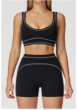 High Fitness Sports Bra Lines Yoga Top Women Fitness Bra Gym Active Wear Backless Workout Push-up Fitness Bras Running Underwear