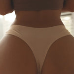 Ice Silk Leopard Women Panties Sexy G String Thong Seamless Underwear T Back Candy Color Girls Briefs Underpants Plus Size M-XXL