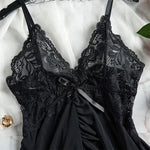 2025 Lace Sleeping Robe Nightgown Set Hot Erotic Pajamas With Summer Sleeveless Halter Dress Sexy Sleepwear For Plus Size Woman