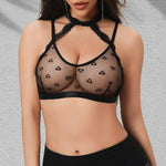 1pcs 2026 New Style Fashion Sexy Women's Bras Elegant Sexy Lingerie Erotic Party Brassiere No Pad Heart Decor Female Underwear