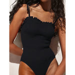 2026 New Black Sexy One Piece Swimsuits Closed Women Swimwear Push Up Swimming Wear Body Bathing Suits Beachwear Pool Bather