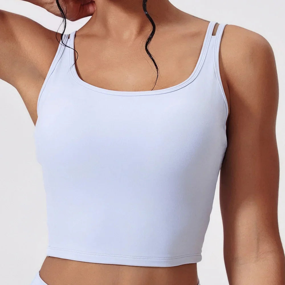 Women Tracksuit Yoga Set 1/2PCS Gym Set Bra Sports Anti Shorts Skirt Workout Sportswear Running Vest Gym Wear Athletic Suits New