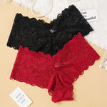 M-XXL Sexy Floral Lace Panties Women Briefs Low Waist Soft Lingerie Cost-Effective Comfortable Underwear Girls Intimate Panty