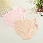 2Pcs/Set Women Sexy Panties Hollow Out Lace Floral Ladies Briefs Low Waist Solid Comfortable Hot Sale Female Underpants S-XXL
