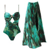 Cut Out Swimsuit And Cover Up Sexy Swimwear Women Floral Stars Swim Suit Push Up Bikini Bathingsuit Sliming Bodysuit Beachwear test