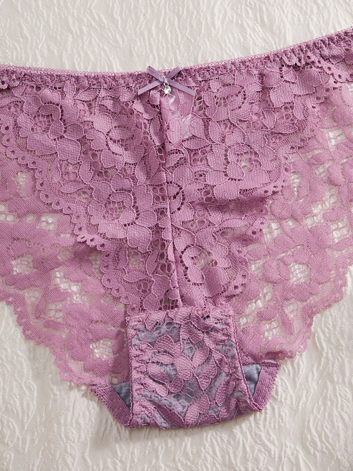 Single of Women's Underwear Set Sexy Lace Patchwork with Push Up Bra Romantic Sheer Women's Panties