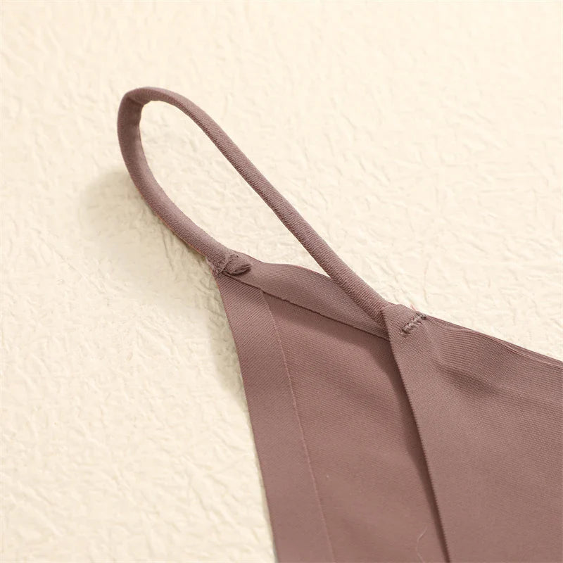 10Pcs/Set Seamless Thong Women Thin Strap Low Waist High Flexibility Panties Underwear Ladies Briefs T-back Comfortable Women