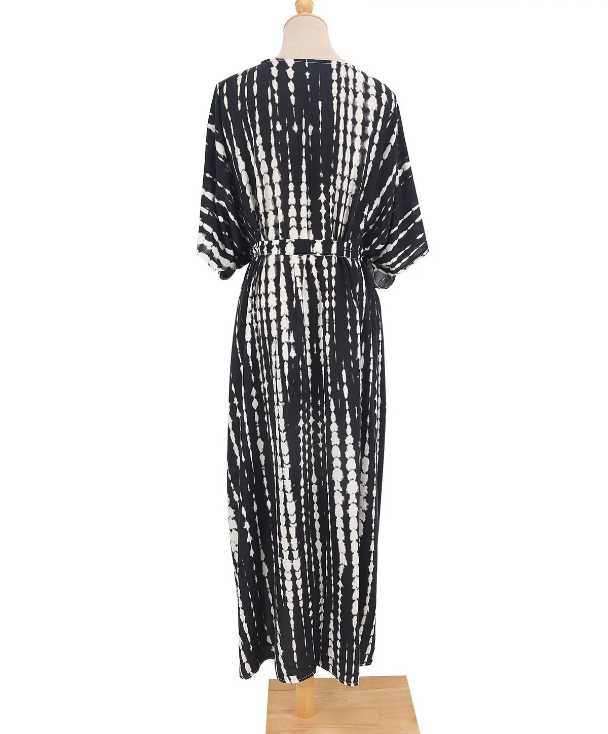 Beach Cover Ups for Swimwear Women Black Tie Dye Kimono Swimsuit Cape Summer Dress 2022 Beachwear Outfits Sales