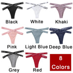 2Pcs/Set Women Thongs Panties Female Letter Belt Underwear Ladies Cotton Cross Strap Bikini M-XL G-String Girl Intimate Lingerie