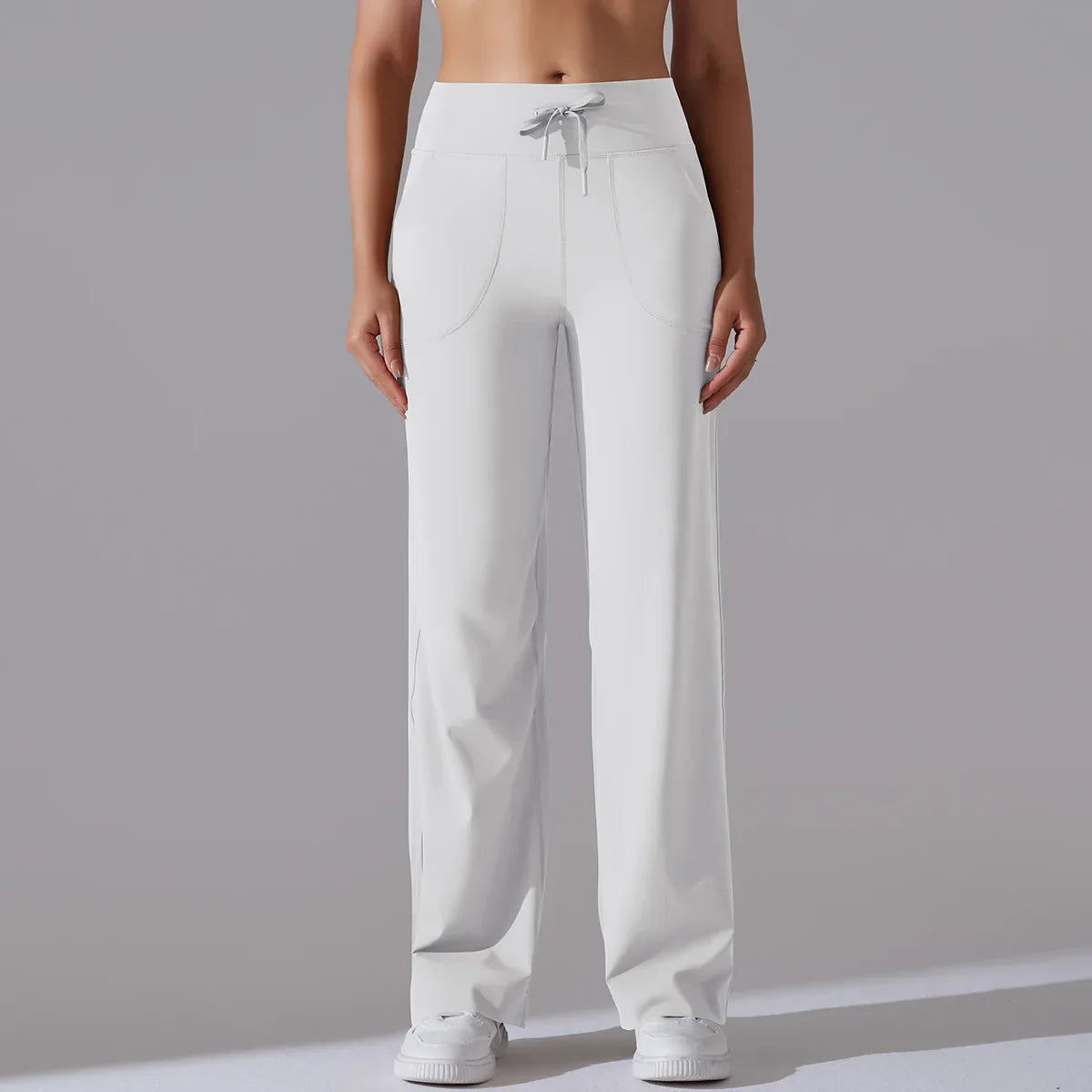 New Yoga Straight Leg Sweatpants Straight Leg Women's Loose Tracksuit Pants Wide Leg Outdoor Gym Running Casual Tracksuit Pants