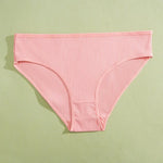Women's Seamless Cotton Briefs Women Panties Solid Color Breathable Underwear Female Low Waist Soft Lingerie S-XXL