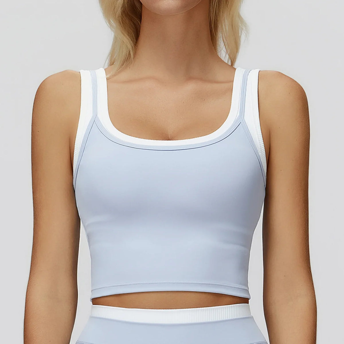Color Blocked Fitness Bra Workout Tops Gym Underwear Fitness Sports Bras Athletic Sport Bra Women Backless Gym Yoga Crop Top