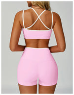 Sexy Back Sports Bra Top Women's Push-Up Yoga Underwear Fitness Top Running Workout Yoga Top Soft Beauty Back Bras Gym Underwear