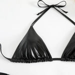 Sexy Brozing Gold Bikinis Sets Women Push Up Micro Bikini Swimsuit 2026 Brazilian Beach Bathing Suit Tie Side Triangle Swimwear