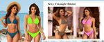 2026 Print Sexy Bikini Sets Halter Lace-up Tops Thongs Beach Style Bathing Suit Y2k Swimsuits Women Beachwear Купальник Женский