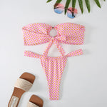 2026 Micro Bikini Women Swimwear Bandeau Swimsuit Woman Female Biquini Thong Bikinis Set Floral Brazilian Bathing Suit Beachwear