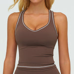 Fitness Bra Workout Tops Patchwork Gym Underwear Fitness Sports Bras Sexy Athletic Sport Bra Women Backless Gym Yoga Crop Top