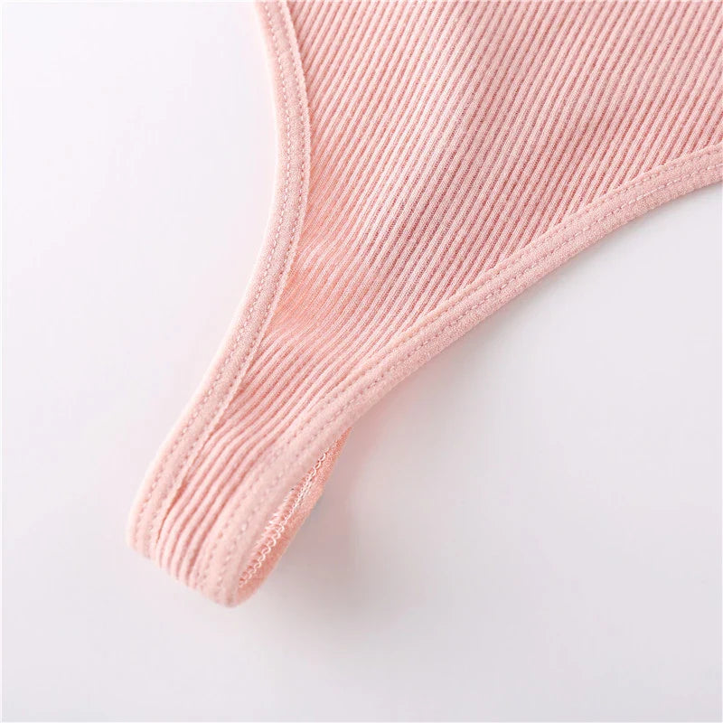 4Pcs/set Cotton Thongs Women Low-Rise Bikini Underwear M-XL Comfortable G-string Female Fruit Embroidery T-Back Panties Lingerie
