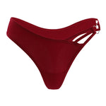 1pcs Low Waist Ribbed Sexy Ribbed Women's Panties Breathable Comfortable Lady Briefs Elegant Female Underpants Sexy Lingerie