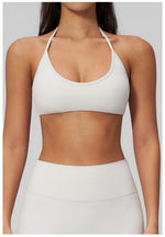 Breathable Bra Gym Top Women Bras High Support Thin Strap Halter Sports Bras Push-up Workout Underwear Shockproof Yoga Tank Tops