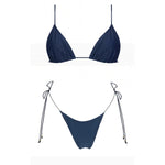 3Pcs Micro Bikini with Cover Up Women Swimsuit Sexy Bikinis Bandeau Biquini Female Swimwear Mesh Dress Bathing Suits Beachwear