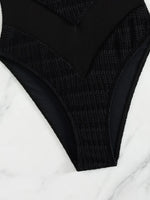 2026 Sexy Beachwear Women Low Cut Hollow Out Slim Bodysuit Holiday Backless Sexy Mesh Bikinis Summer New Chic Holiday Swimsuit