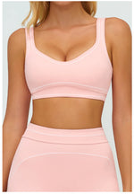 Breathable Sports Bra Women Shockproof Fitness Tops Push Up Gym Crop Top Brassiere Sport Bras Gym Workout Top Summer Yoga Bra