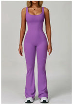 Women Sexy Back V Jumpsuit Gym Set Training Yoga Suit Sportswear Sports Jumpsuit Fitness Rompers Stretch Workout Bodysuits 8260