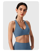 NCLAGEN Softmotion Bralette Sports Bra High Support Women's Gym Clothes Pilates Yoga Tank Tops Y-back Push Up Fitness Underwear