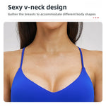 Sexy Gym Top Women Sports Bra Running Yoga Bra Breathable Sports Underwear Women Fitness Bras Cycling Workout Top Women Backless