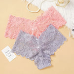 M-XXL Sexy Floral Lace Panties Women Briefs Low Waist Soft Lingerie Cost-Effective Comfortable Underwear Girls Intimate Panty