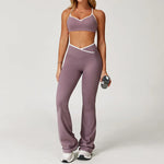 Sportswear Woman Gym Sports Bra Shorts Leggings 2 Piece Set Workout Naked Feeling Seamless Female Fitness Clothing Tracksuits