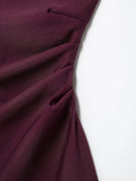 HH Elegant Women's Strapless Ruched Side Top Asymmetrical Hem Crop Tube Top for Vacation Wedding Guest Evening Wear