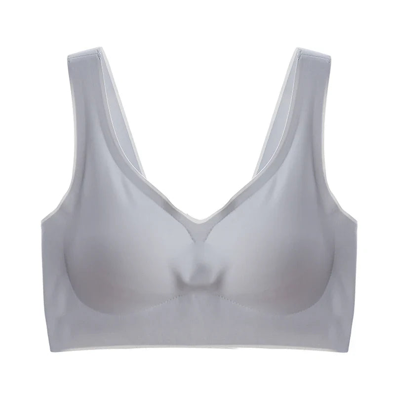 M-7XL Seamless Sport Bra Push Up Bra for Women Wireless Comfort Underwear Sport Brassiere Femme Plus Size Bralette Sexy Lingerie