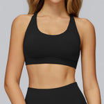 Women Sports Bra Back Cross Top Push Up Fitness Yoga Bra Underwear Sport Tops For Women Breathable Running Vest Bralette Gym Bra
