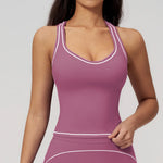 2026 Summer Fitness Bra Workout Top Cycling Gym Underwear Fitness Sports Bra Athletic Sport Bra Women Backless Gym Yoga Crop Top